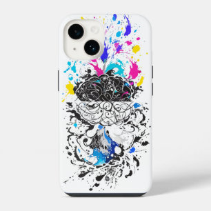 Funda Para iPhone 14 Arte creativo de cerebro izquierdo vs derecho