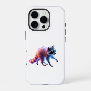 Funda Para iPhone 16 Pro Arte Cute Raccoon