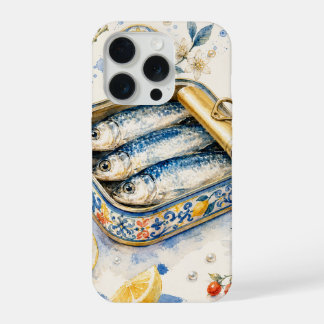 Arte de Acuarela de Sardina Siciliana