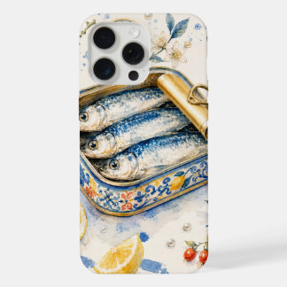 Arte de Acuarela de Sardina Siciliana