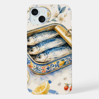 Arte de Acuarela de Sardina Siciliana