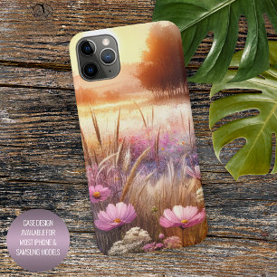 Funda Para iPhone 16 Pro Max Arte de Acuarela Floral de Girasoles Coloridos en