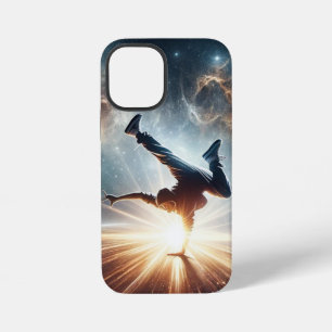 Funda Para iPhone 12 Mini Arte de Breakdancer Cósmico – Danza Hip Hop Galáct