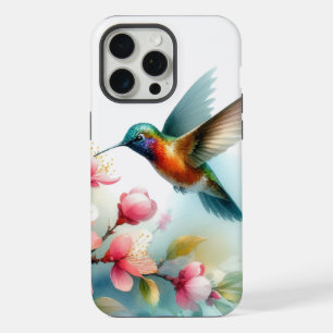 Arte de colibrí floral/primavera