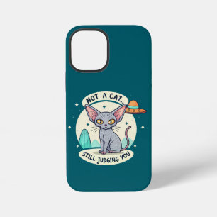 Funda Para iPhone 12 Mini Arte de dibujos animados sarcásticos de gato Sphyn
