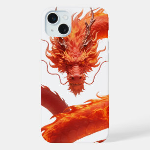 Arte de Dragón de Fuego Rojo   Diseño de Dragón de