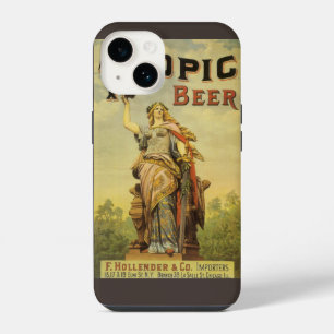 Funda Para iPhone 14 Arte de etiqueta de producto vintage, Gladiador de
