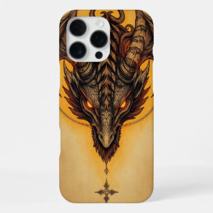 Funda Para iPhone 16 Pro Max Arte de fantasía de dragón antiguo ardiente