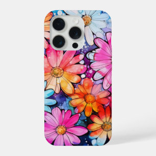 Arte de flores vintage colorido lindo