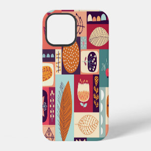 Funda Para iPhone 12 Arte de fondo vintage decorativo otoñal