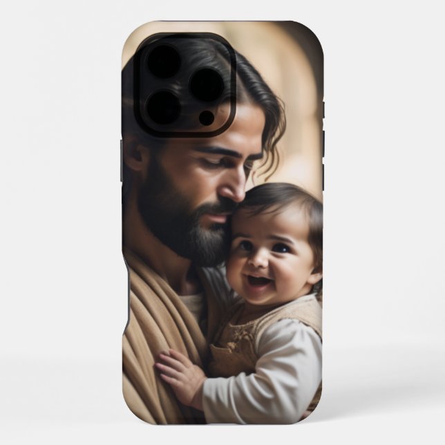Funda Para iPhone arte de Jesús (Reverso )