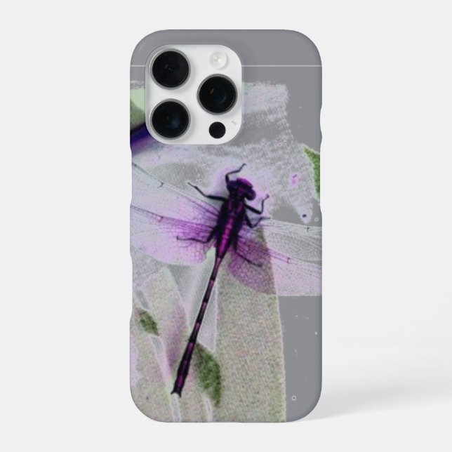 Funda Para iPhone Arte de libélula (Reverso)