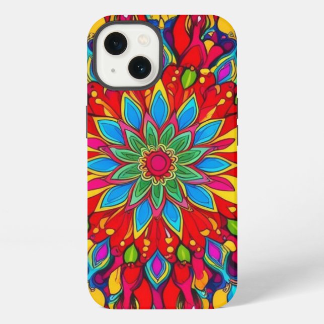 Funda Para iPhone Arte de Mandala (Reverso )
