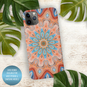 Funda Para iPhone 16 Pro Max Arte de mandala abstracto bohemio moderno elegante