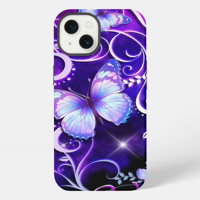 Funda Para iPhone Arte de Mariposa 3 (Reverso )