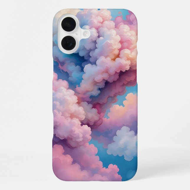 Funda Para iPhone Arte de Nubes (Reverso )