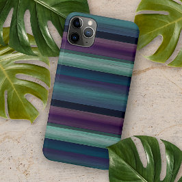 Funda Para iPhone 16 Pro Max Arte de patrón de raya de acuarela artística con c