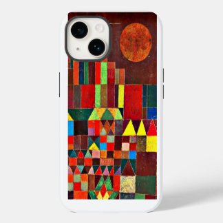 Funda Para iPhone 14 arte de Paul Klee: Castillo y Sol, pintura de Klee