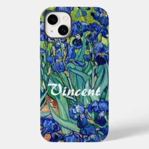 Funda Para iPhone 14 Plus Arte de pintura en campo de flores de Irises Vince