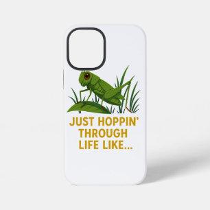 Funda Para iPhone 12 Mini "Arte de saltamontes divertido"