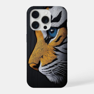 Arte de Tigre de Ojos Azules
