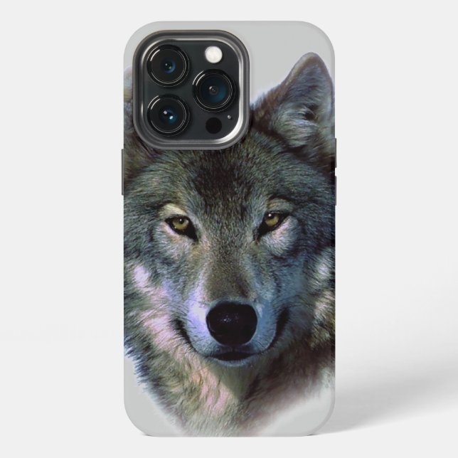 Funda Para iPhone Arte de Wolf Eyes (Reverso )