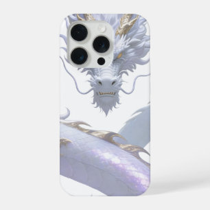 Arte del Dragón Blanco Estética de Fantasía Míti