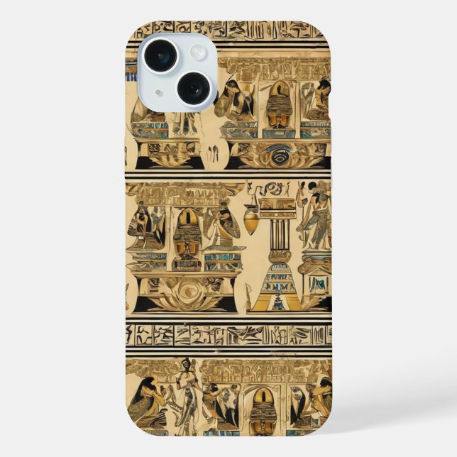 Funda Para iPhone Arte egipcio original (Reverso )