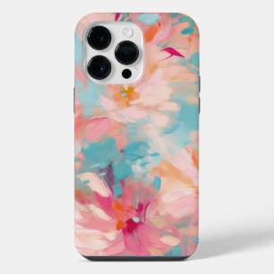 Funda Para iPhone 14 Pro Max Arte Floral Abstracto Vibrante