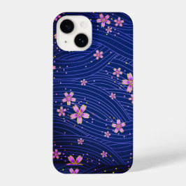 Funda Para iPhone 14 Arte floral de bonito