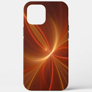 Funda Para iPhone 12 Pro Max Arte fractal abstracto místico moderno colores cál