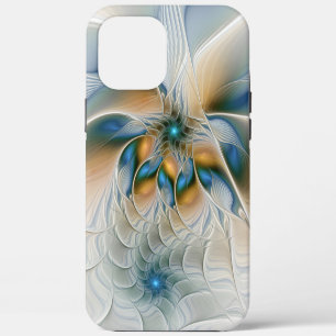 Funda Para iPhone 12 Pro Max Arte fractal de fantasía abstracta y elevada con a