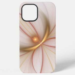 Funda Para iPhone 12 Pro Max Arte fractal moderno abstracto de cobre y oro nobl