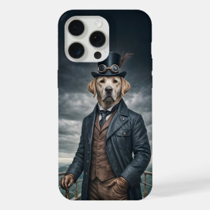 Arte fresco Labrador elegante victoriano Steampunk