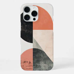 Funda Para iPhone 16 Pro Max Arte geométrico abstracto con texturas naturales