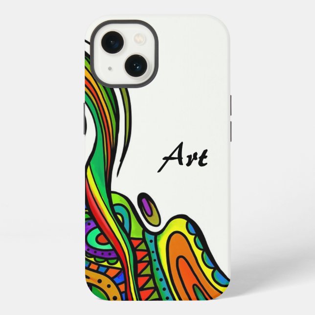 Funda Para iPhone Arte hermoso (Reverso )