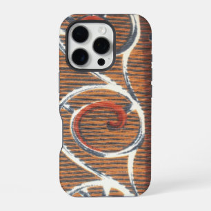 Funda Para iPhone 16 Pro Arte impreso de motivos africanos vintage