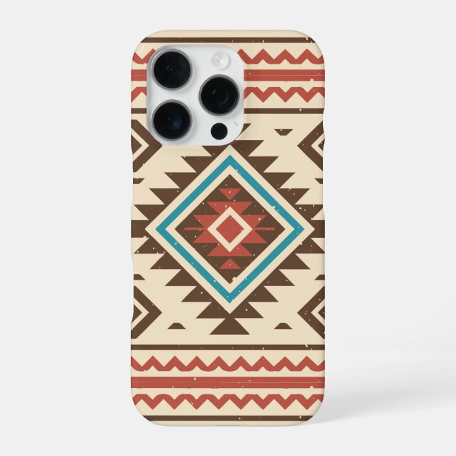 Funda Para iPhone Arte Nativo Americano (Reverso)