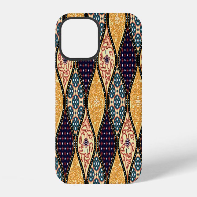 Funda Para iPhone Arte Nuevo Azul Denim: Sin Costuras (Reverso )