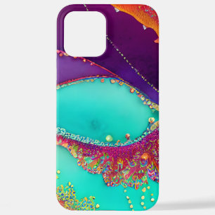 Funda Para iPhone 12 Pro Max Arte Playero Abstracto Precioso