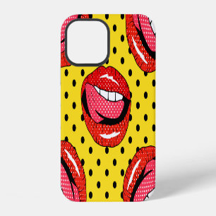 Funda Para iPhone 12 Arte Pop Retro: Parche de Dibujos Animados