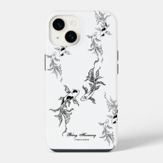 Funda Para iPhone 14 Arte Serenidad Koi