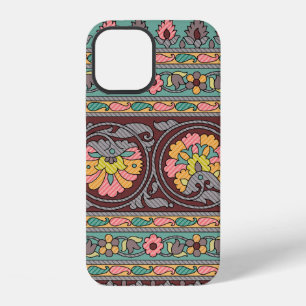 Funda Para iPhone 12 Arte tradicional de la frontera mogol arte, patrón