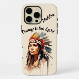 Funda Para iPhone 16 Pro Max Arte Tribal Americano Nativo Flair Cultural