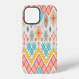 Funda Para iPhone 12 Arte tribal: estampado geométrico boho.