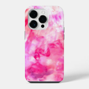 Funda Para iPhone 14 Pro Artesanal Abstracto Verano Neon Rosa Púrpura Tie D