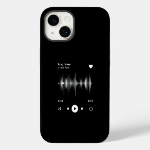 Funda Para iPhone 14 Artista de reproductor de música y canción negra p