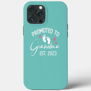 Funda Para iPhone 13 Pro Max Ascendido a Abuela Est 2023 Primera vez Abuela