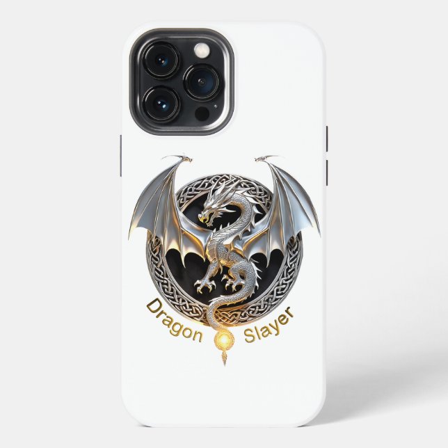 Funda Para iPhone Asesino de Dragones (Reverso )