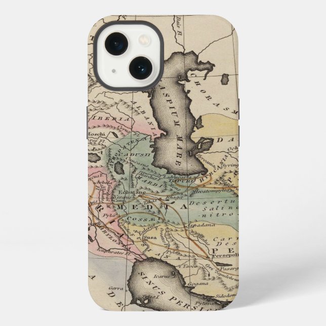 Funda Para iPhone Asia Atlas Map (Reverso )